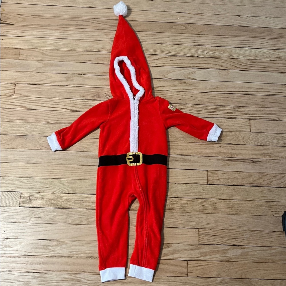 Tipsy Elves Red Santa Kids One Piece, 2T